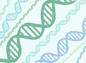 pruebas COVID-19, DNA, ADN, fondo