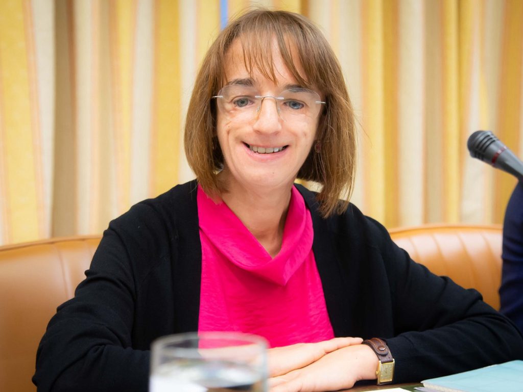 A Vicky Bendito el síndrome de Treacher-Collins no le ha impedido desarrollar su profesión de periodista. Imagen cortesía de Vicky Bendito.