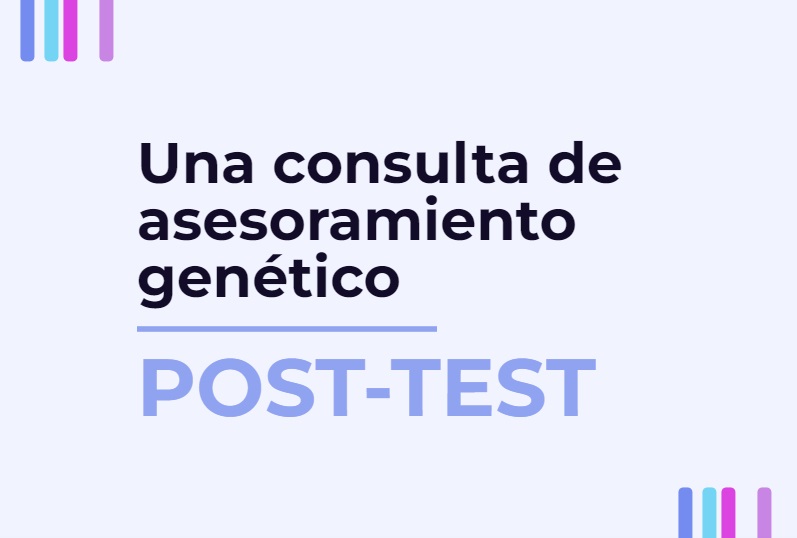 asesoramiento genético post-test