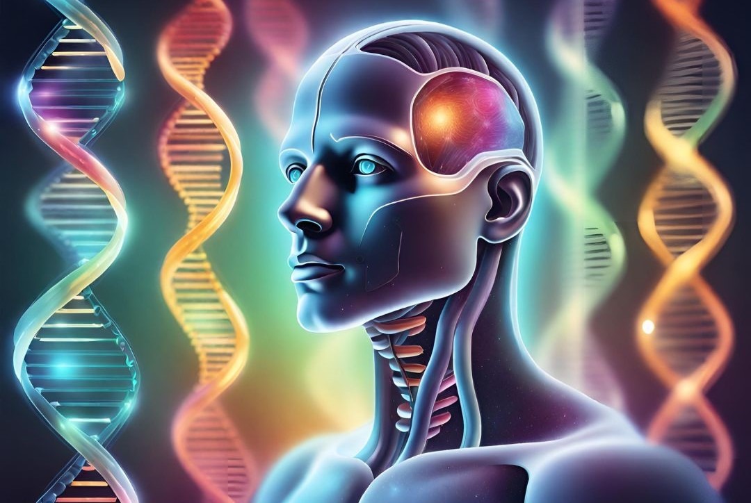 ilustración inteligencia artificial en secuenciación