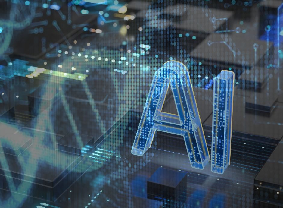 La inteligencia artificial permite identificar patrones en datos genómicos de salud. 2024 ha sido un año con importantes avances para la integración de genética e inteligencia artificial. Imagen, vía Canva. Imagen, vía Canva. 