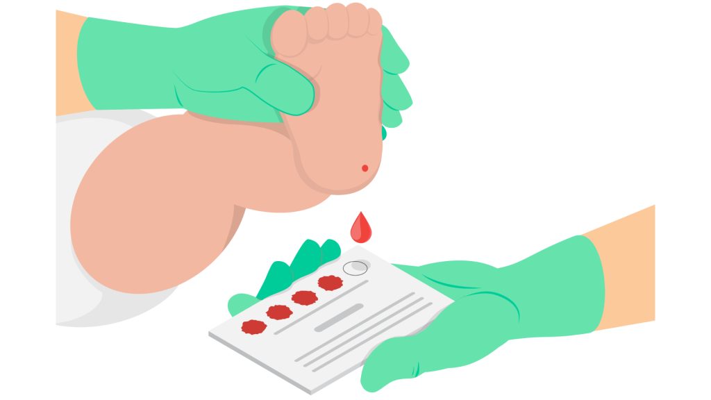 cribado neonatal mediante prueba talón
