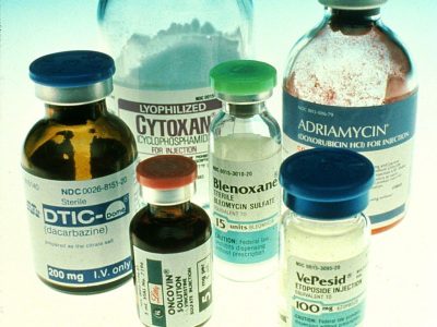 Fármacos utilizados en quimioterapia. Imagen: National Cancer Institute, National Institute of Health, EE.UU.