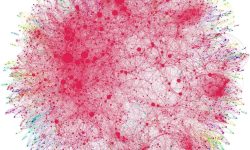Red de interacciones de los investigadores que publican trabajos científicos sobre la hepatitis C. Imagen: Andy Lamb (CC BY 2.0 https://creativecommons.org/licenses/by/2.0/)