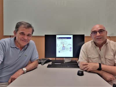 De izquierda a derecha, Juan Bueren y José Antonio Casado. Imagen: CIBERER.