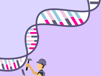 El sistema CRISPR de edición del genoma se ha convertido en una de las herramientas biotecnológicas más conocidas de los últimos tiempos. Imagen: Rubén Megía, Genética Médica News.