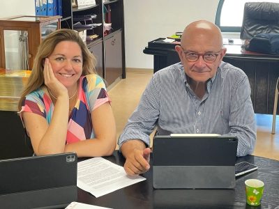 Consuelo Borrás y Jose Viña, dos de los coordinadores del estudio. Imagen cortesía de CIBERFES.