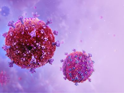 Estructura del VIH. Imagen: Adobe Express.