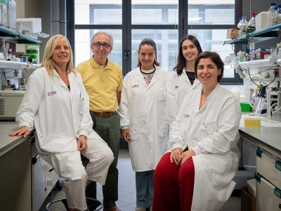 Investigadores del IRB que han participado en el descubrimiento del papel de la neuritina 1 en el tejido adiposo marrón.