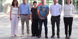 Investigadores del CNIC que han aplicado la proteómica en células individuales para estudiar cómo se recupera el corazón. Imagen: CNIC.
