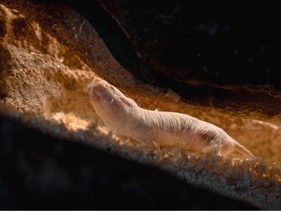 La rata topo desnuda se caracteriza por su longevidad frente a otros roedores