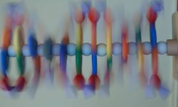 Modelo tridimensional del ADN. Imagen : Maggie Bartlett (National Human Genome Research Institute, www.genome.org)