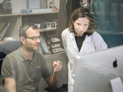 Dr. Salvador Aznar Benitah y Dra. Gloria Pascual, científicos del IRB Barcelona. Imagen: IRBBarcelona.